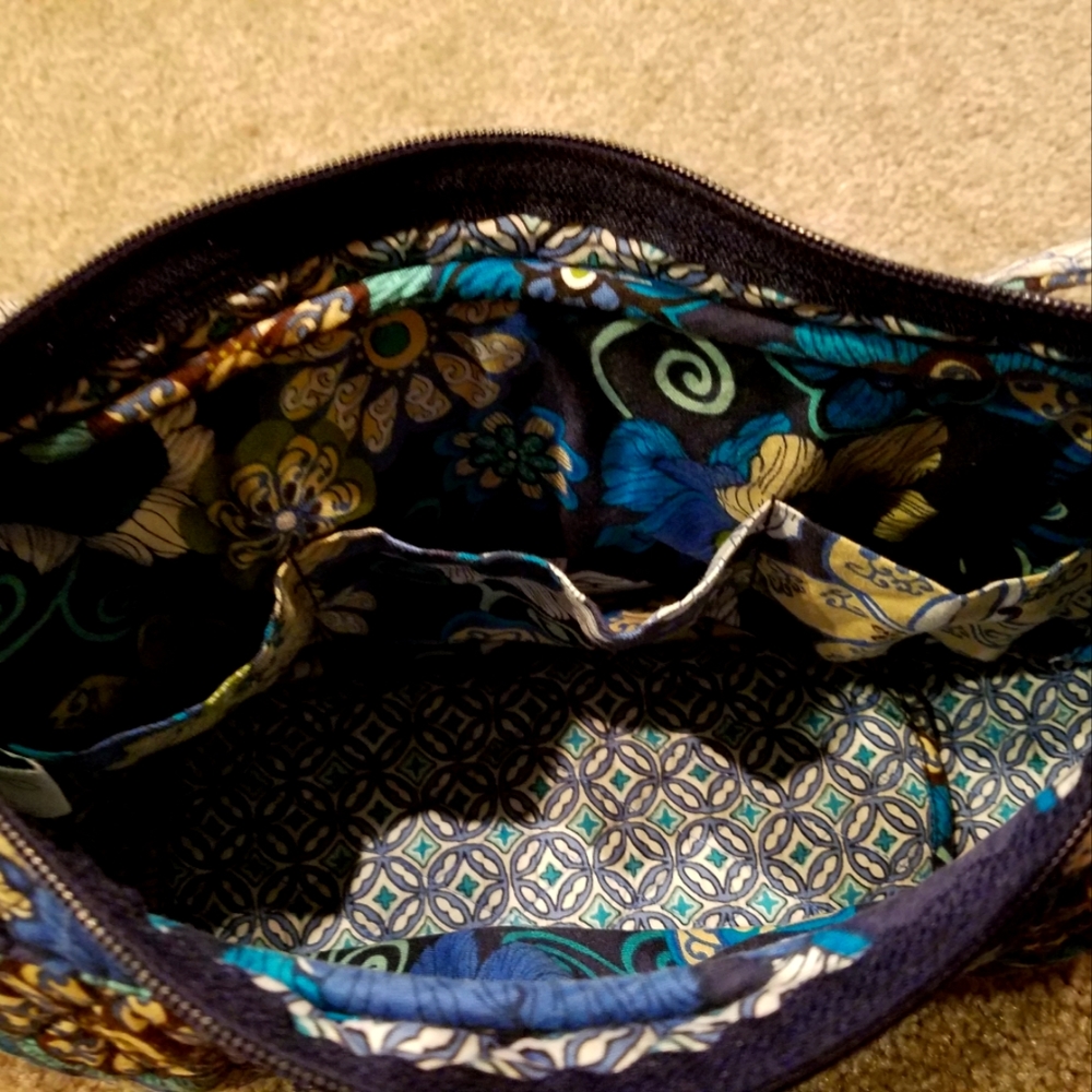 Vera Bradley retired Mod Blue Floral bag - Picture 6 of 8